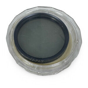 Vintage Hoya PL 52mm Polarizer Camera Lens Filter Threaded Japan with Case